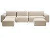 Garden Sofa with Ottoman 7 Seater BATTIFOLLO Modular Beige