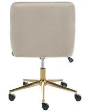 Skrivbordsstol ALTONA Sammet Beige_1131976