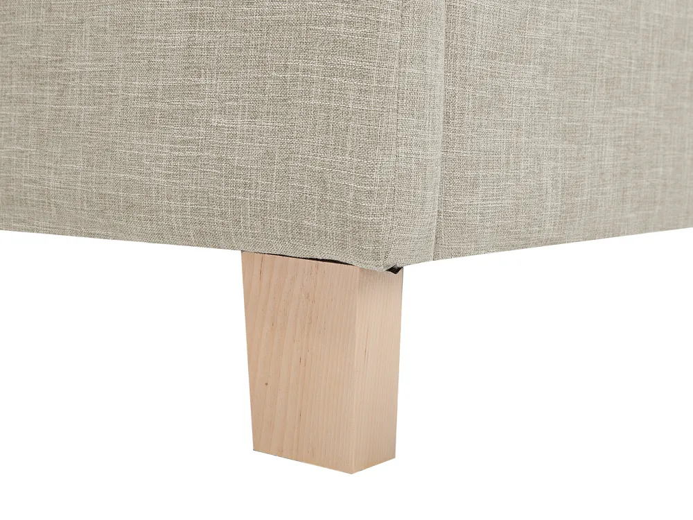 Säng med lamellram SENNEZ 180 x 200 cm Beige_714103