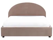Ottoman Bed VAUCLUSE Boucle Taupe 160 x 200 cm (EU King Size)_951933