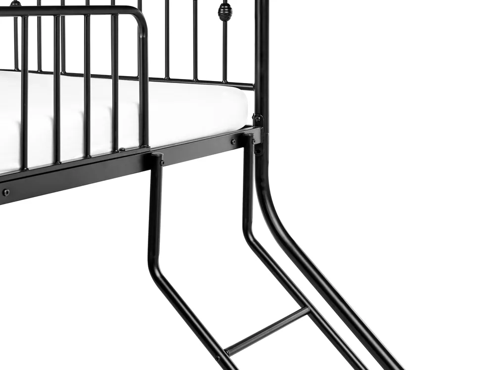 Bunk Bed Metal CHAMONIX 90/140 x 200 cm Black_976761