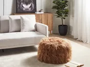 Sittpuff TUKKI Fuskpäls Brun_938907