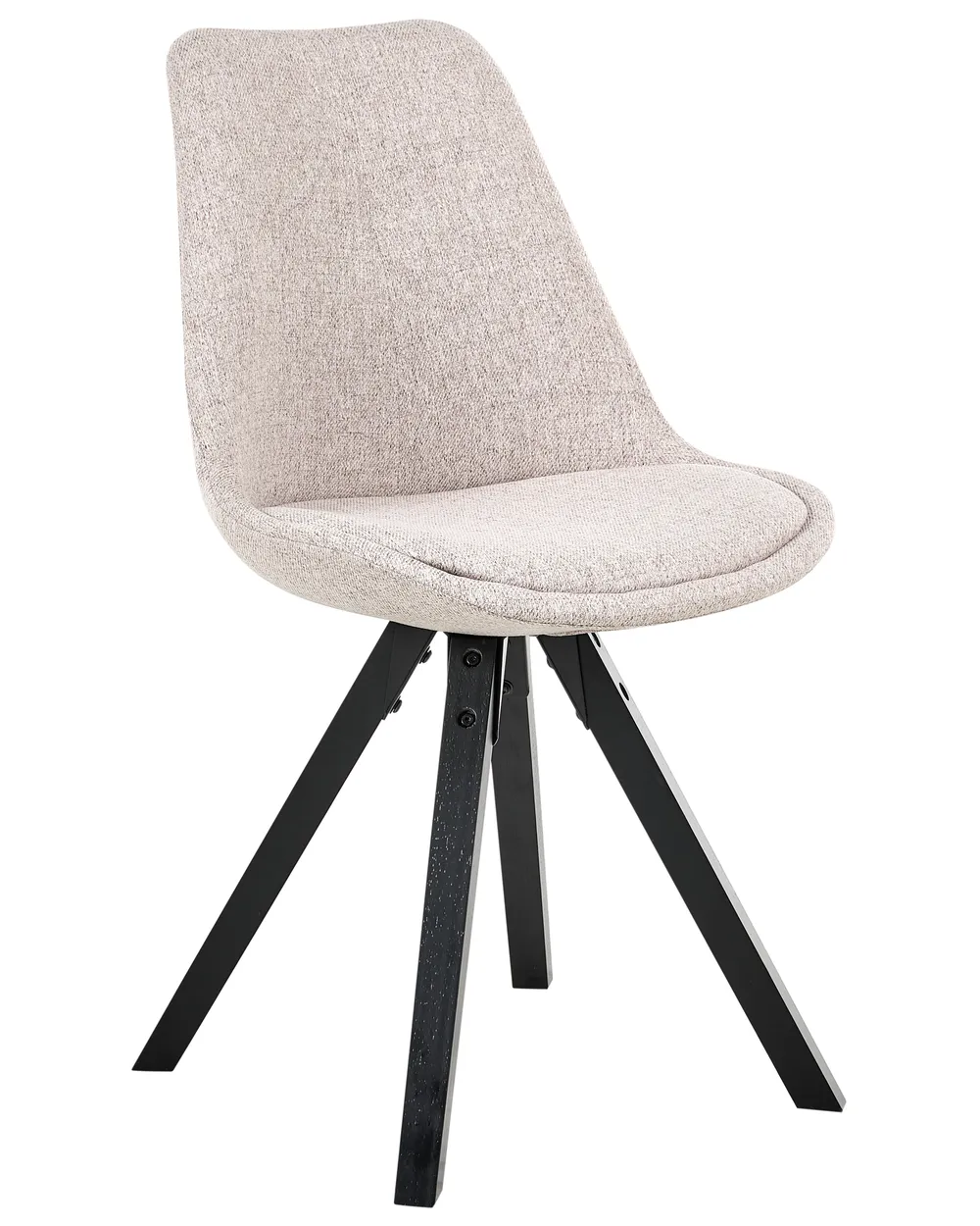 Set of 2 Dining Chairs HEDLEY Fabric Beige_999076