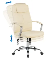 Executive Chair WINNER Faux Leather Light Beige_762244