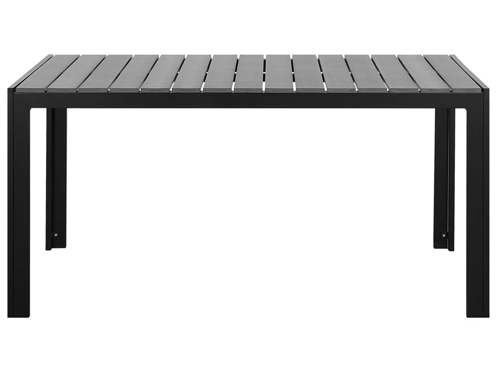 Garden Dining Table COMO 150 cm 90 cm Grey_741509