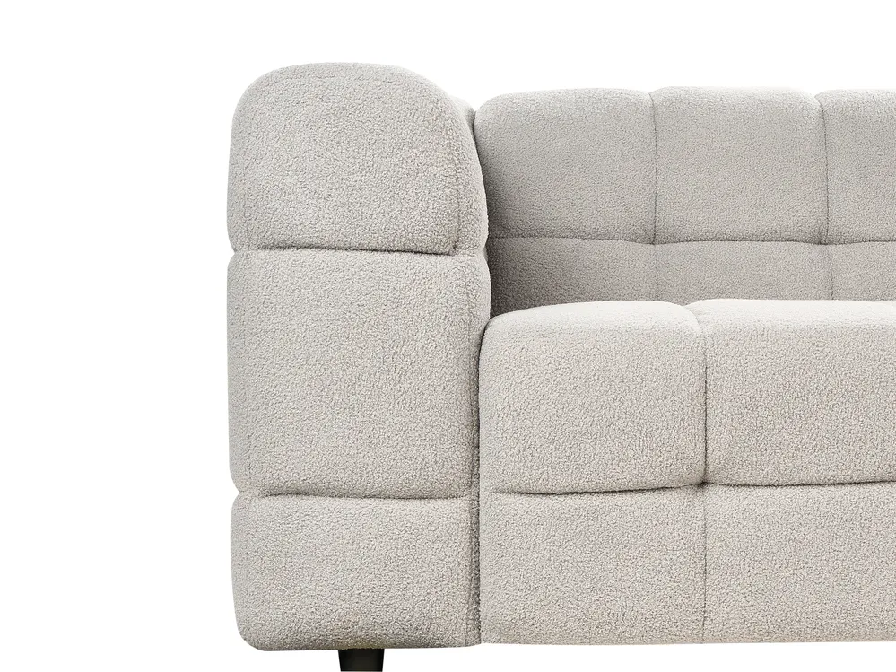 Sofa 3 Seater MULLOLA Boucle Grey_920561