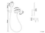 Wall Mounted Bath Shower Mixer Tap BALNEARIO Black_1000813