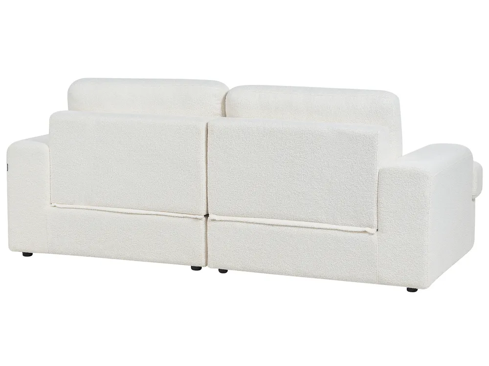 Living Room Set 4 Seater ALLA Boucle Off-White_894018