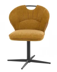 Sett med 2 stoler WORCESTER Chenille Sennepsgul_1156579