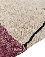 Teppe AFSAR Lys beige 160 x 230 cm Bomull_839975