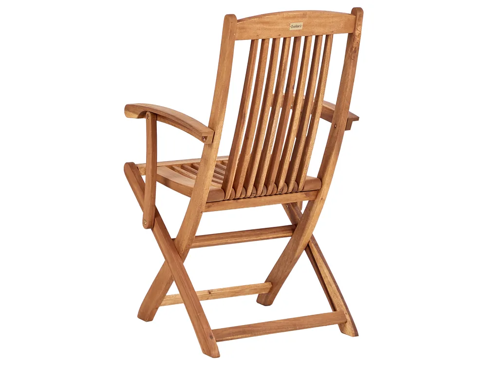 Garden Dining Set 8 Seater MAUI II Acacia Wood Light Brown_926646
