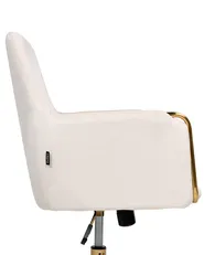 Skrivbordsstol ALTONA Sammet Off-White_998565