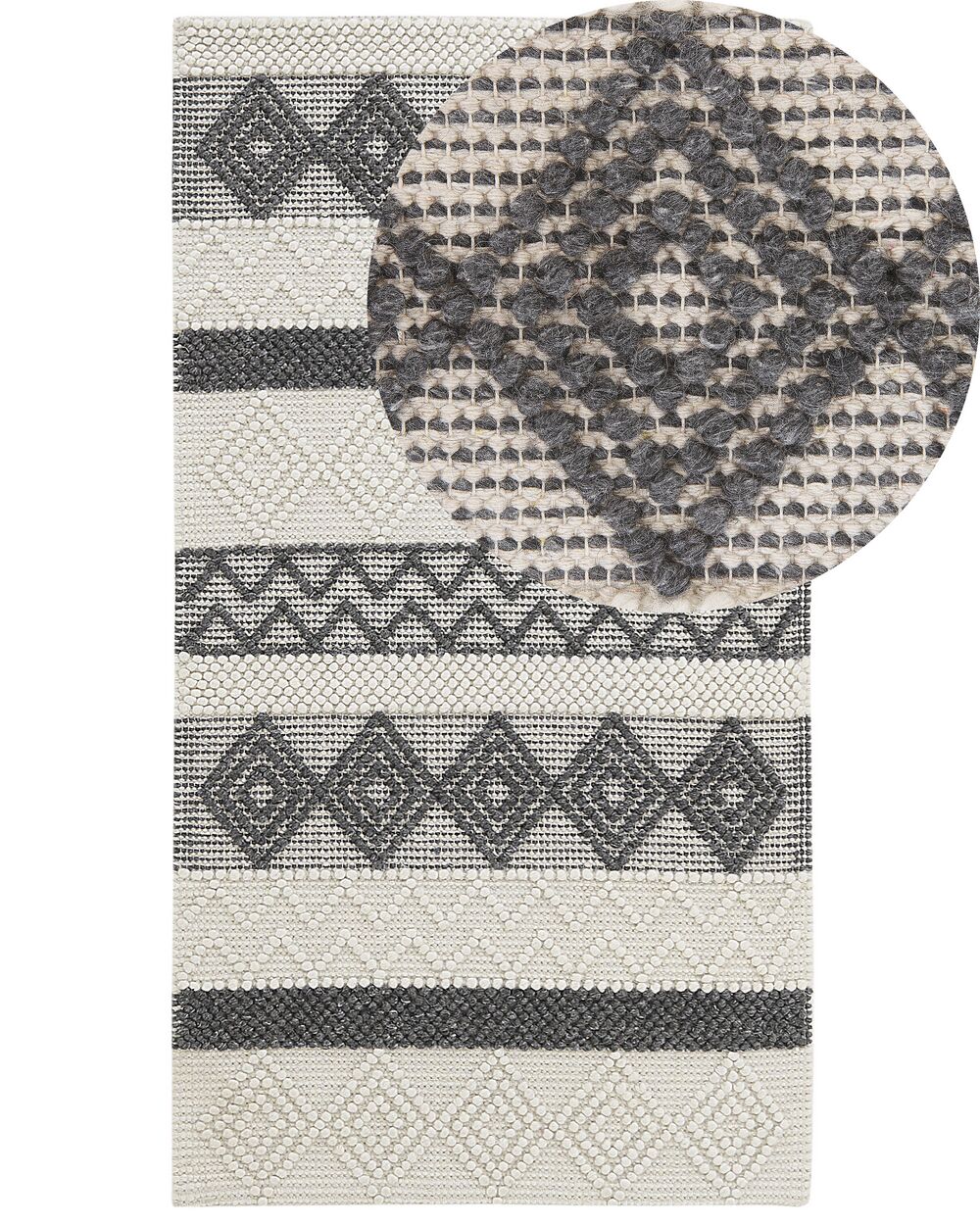 Matto DAVUTLAR Vaaleanbeige 80 x 150 cm Villa