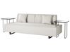 Sofa 3 Seater SOKNA with Tables Fabric Off-White