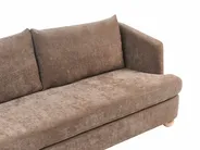 Living Room Set 6 Seater RATTVIK Chenille Brown_1066468