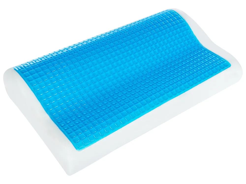 Bed Pillow KANGTO High 30 x 50 cm Memory Foam White_950330