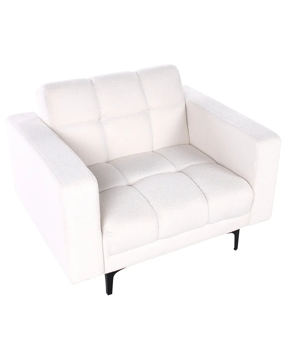 Armchair ALNES Boucle White_953585