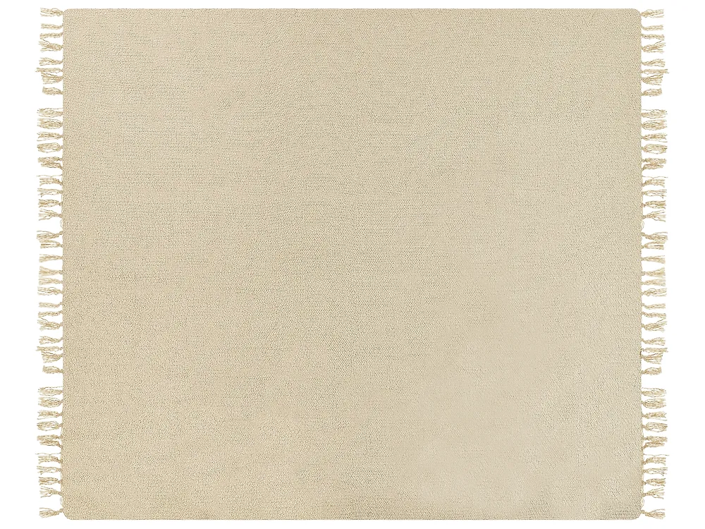 Pläd CHAOHANI 200 x 220 cm Beige_908251