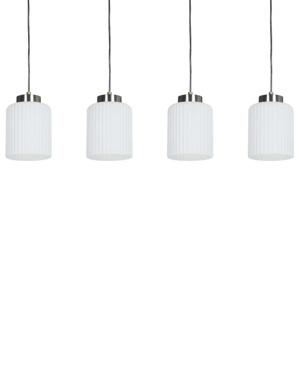 Pendellampa CAUDELO Metall Svart/ Vit_883197