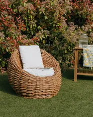 Garden Chair LERICI Rattan Natural_982463