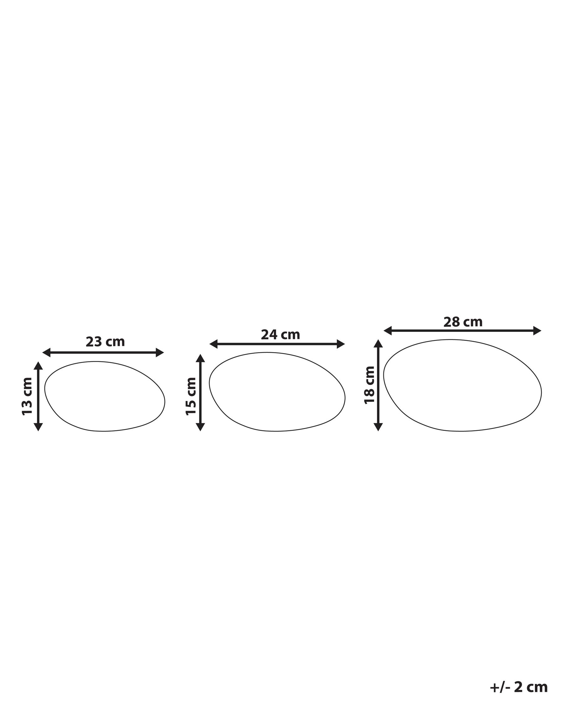 Set med 3 LED-dekorationslampor för utomhusbruk FARALLON med fjärrkontroll Vit_960840