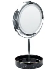 Makeup Mirror LED SAVOIE Black/ Silver_847891