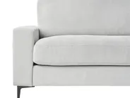 Corner Sofa 3 Seater MALOY Chenille Light Grey Left Hand_893591