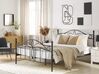 Bed Metal ANTLIA 140 x 200 cm (EU Double) Black