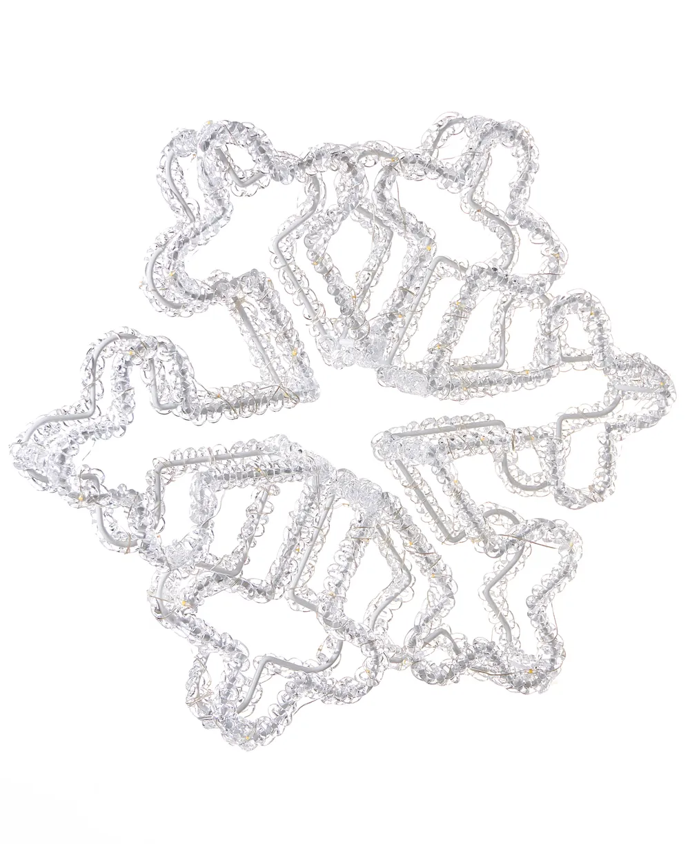 Outdoor Decoration LED SILVERAN 28 cm Snowflake White_1020638