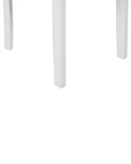 Set of 2 Dining Chairs BATTERSBY Wood White_785913