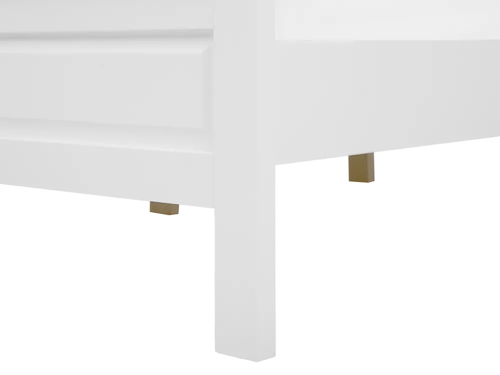 Bed Pine Wood OLIVET 180 x 200 cm (EU Super King) White_744462