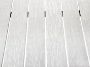 Garden Dining Table VERNIO 180 cm 90 cm Metal White_775168