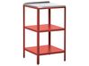 Outdoor Kitchen Island VILAMA Red Metal