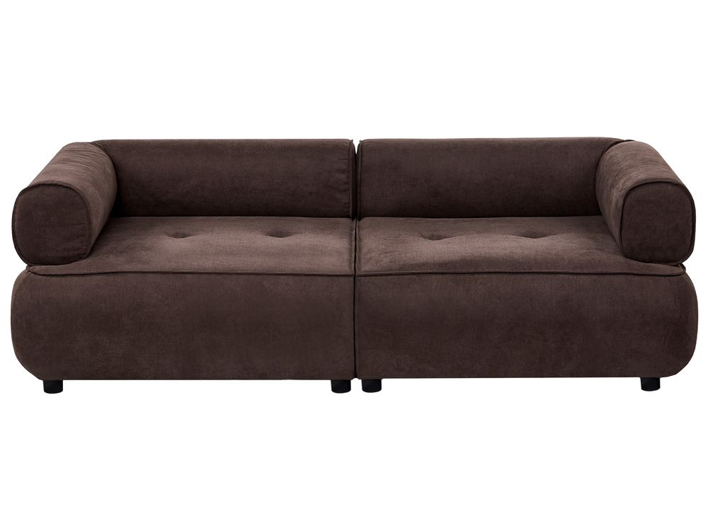Sofa 3-seter SALLA Mørkebrun