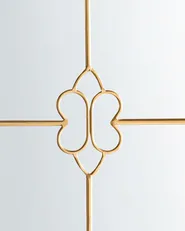 Wall Mirror THULAY 65 cm 99 cm Gold_1019792