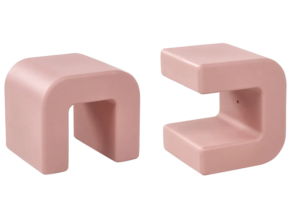 Sett med 2 sidebord MOZIA Rosa