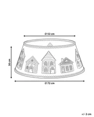Kuusenjalan suojus HEINOLA 72 cm Luonnonvalkoinen_1173517