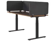Desk Screen WALLY 120 x 40 cm Dark Grey_1041408