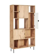 5 Tier Shelving Unit AMOS 185 cm Light Brown_955907