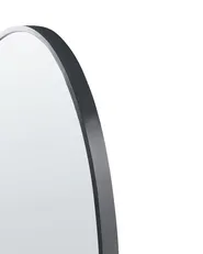 Wall Mirror SALINS 47 cm 160 cm Metal Black_1056075