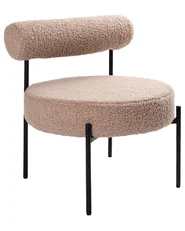 Armchair ALPHA Boucle Taupe_958344