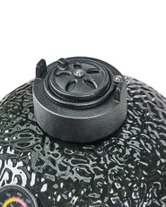 Mini Charcoal BBQ Grill KAMADO Ceramic Black_1007553