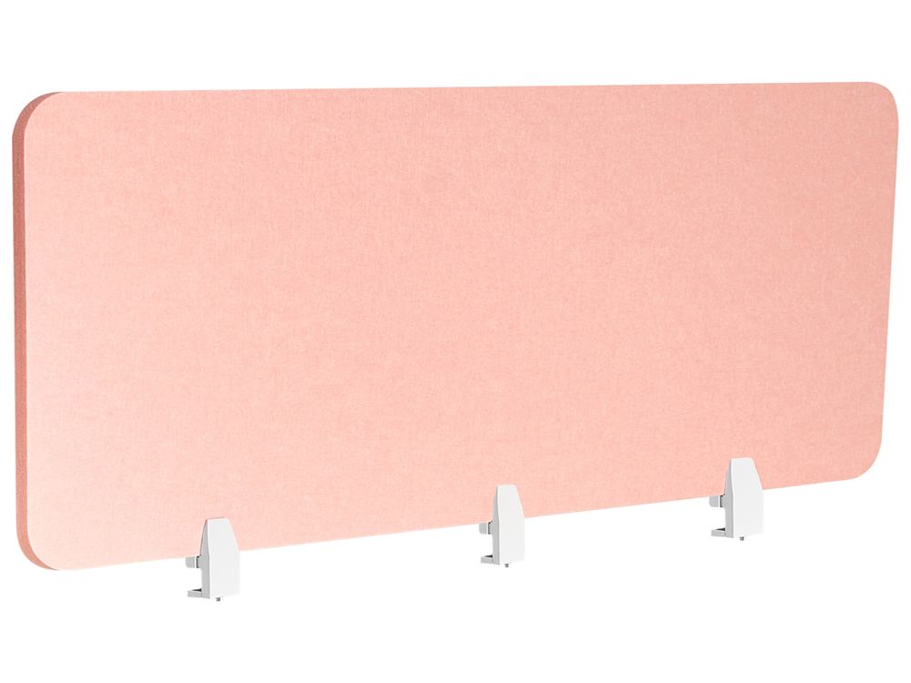 Työpöydän väliseinä SPLIT 180 x 50 cm Persikka