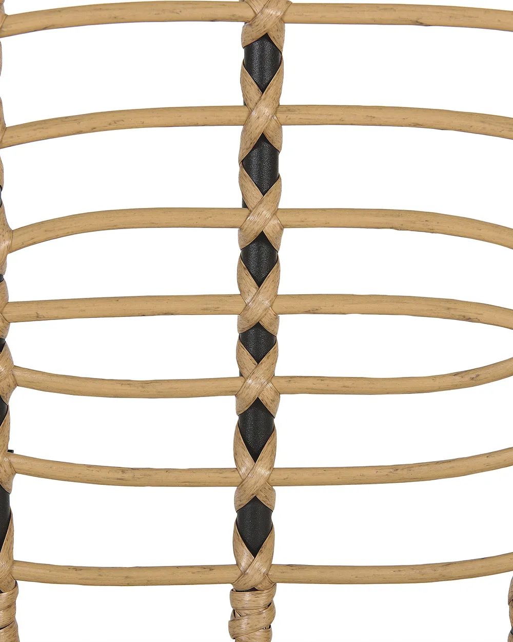Set med 8 stolar PRATELLO Konstrotting Naturlig_868009