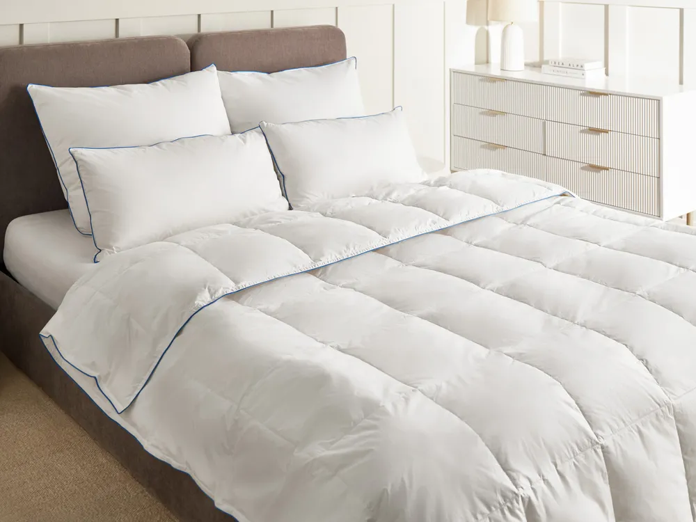 Duvet Duck Feathers and Down 6 TOG Light Warm CERVINO 200 x 200 cm