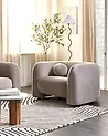 Fåtölj LEIREN Sammet Taupe