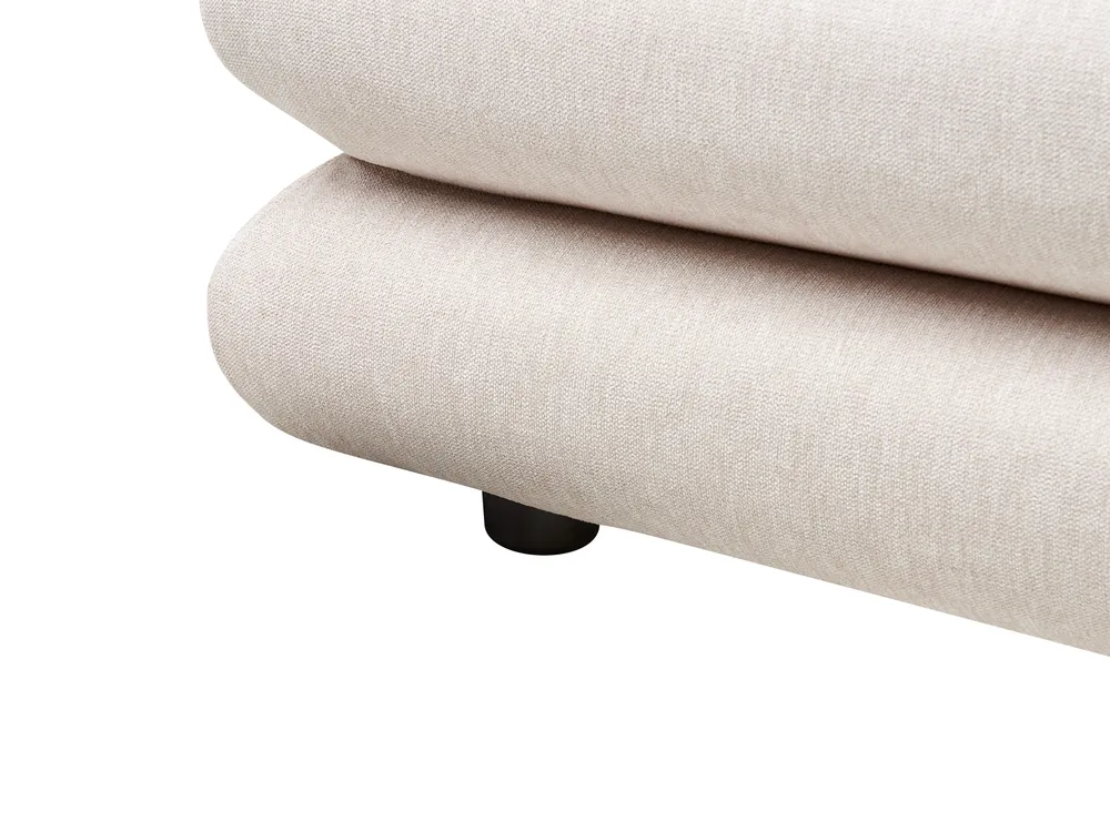 Waterbed Faux Linen LAVARDENS 180 x 200 cm (EU Super King) Light Beige_971132