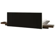 Bed with LED Faux Leather ZEN 180 x 200 cm (EU Super King) Dark Ash Wood_938490