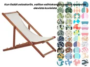Aurinkotuoli taitettava ANZIO vaihtokankailla Akaasia Tummanruskea_860124