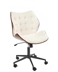 Desk Chair LOMPOC Boucle Off-White_1151954